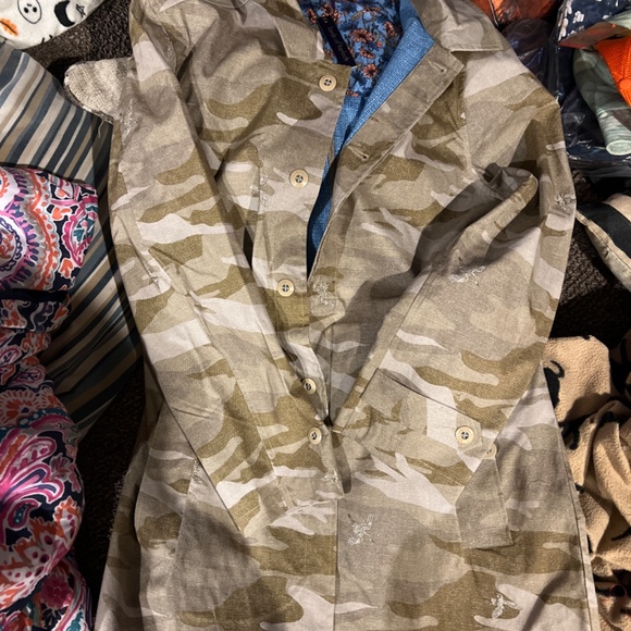 Men’s camo rain coat - Picture 3 of 3